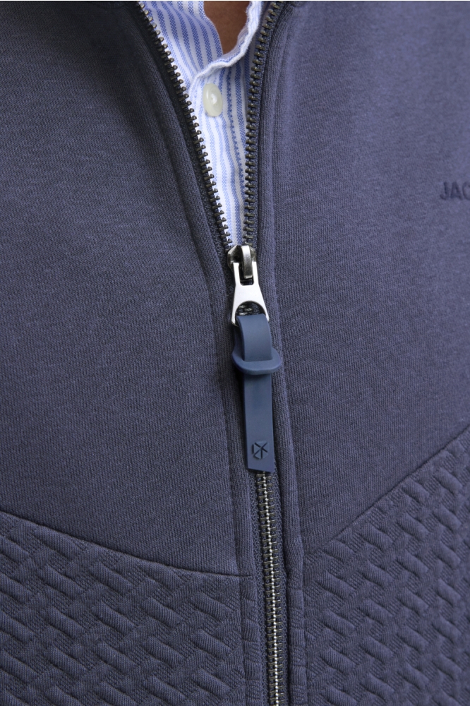 JPRBLUFRANKIE SWEAT ZIP HIGH NECK 12275675 SEABORNE